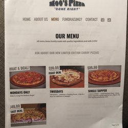 Moo's Pizza - Take out or delivery available