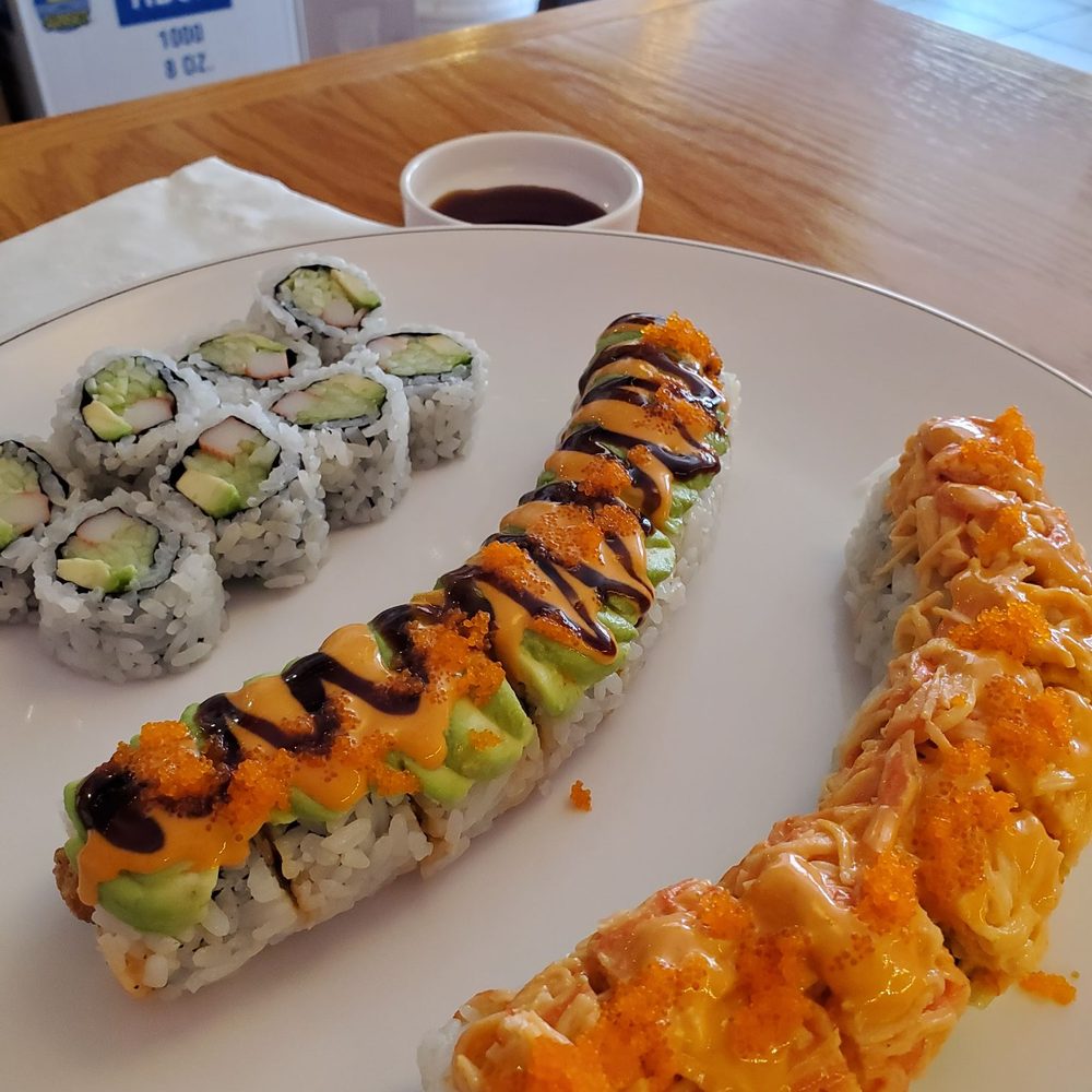Osaka Sushi - California roll, Garden roll and Mets roll - Sushi Bars Near Me - Little Falls, New Jersey Osaka Sushi - California roll, Garden roll and Mets roll - Sushi Bars Near Me - Little Falls, New Jersey