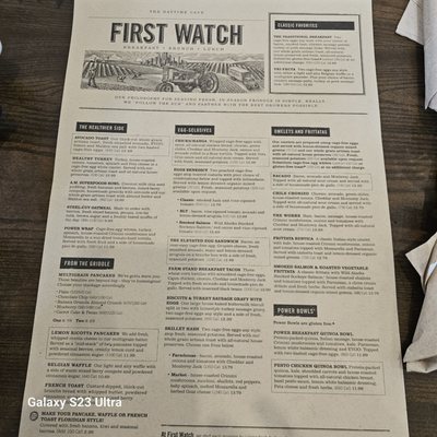 Menu photo 8 First Watch Suffolk, VA
