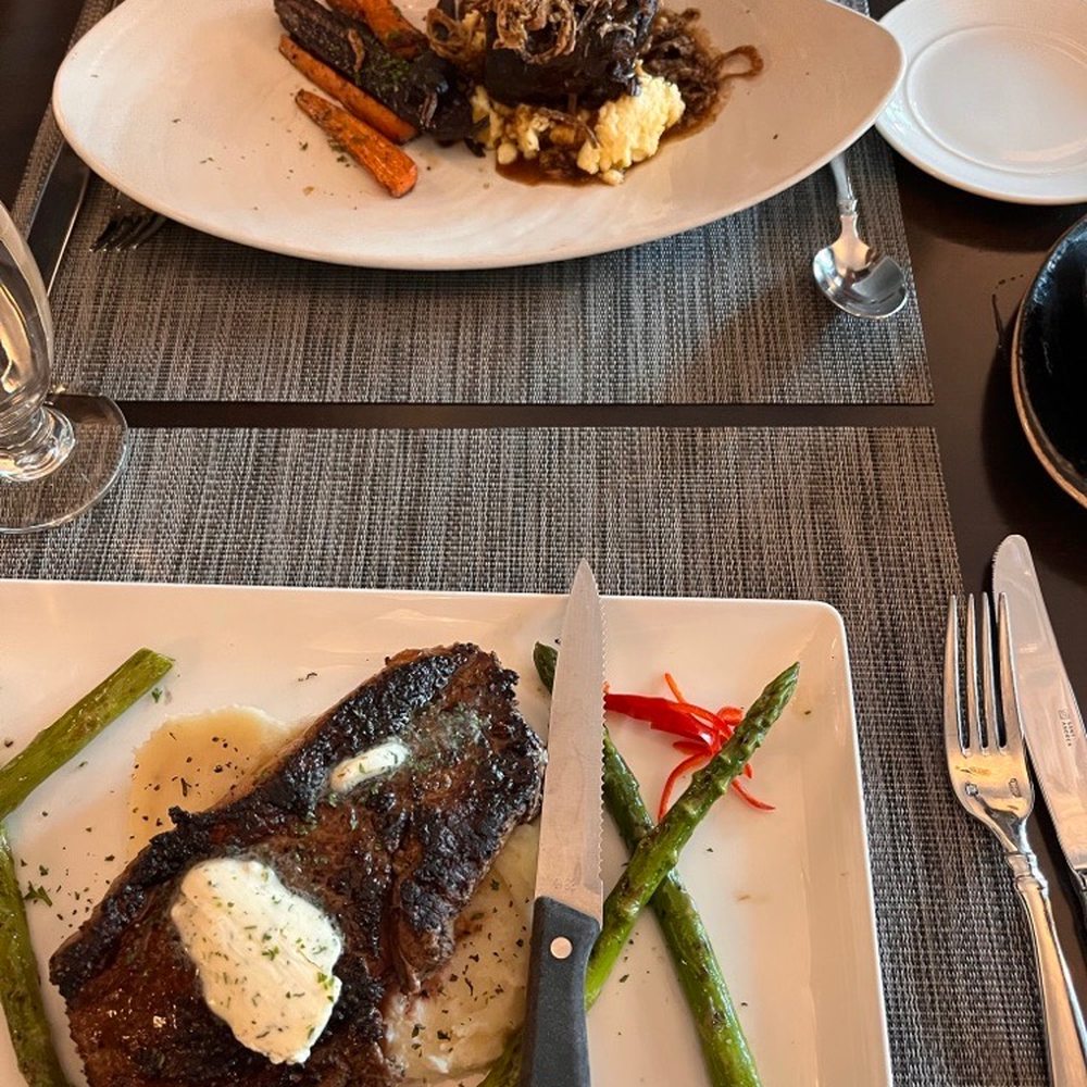 NY strip & beef short ribs