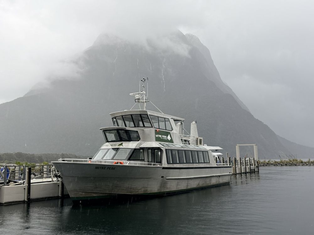 Mitre Peak Cruise ship