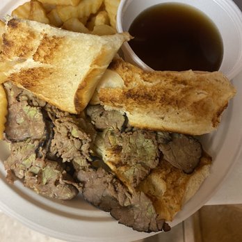 Strikes & Spares Grill - French dip sandwich - Amusement Parks Near Me - Modesto, California Strikes & Spares Grill - French dip sandwich - Amusement Parks Near Me - Modesto, California