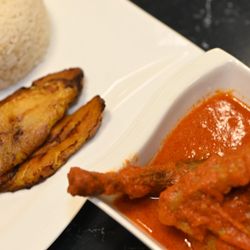 Tarmac Lounge And Restaurant - White Rice With chicken Stew