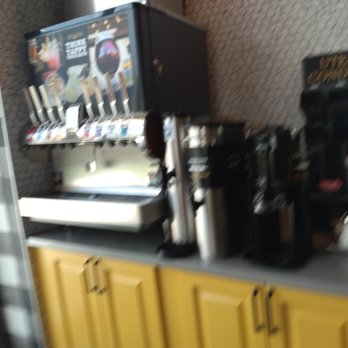 The Biscuit Bar - Yup a little fuzzy on the drinks area but as you can see - condensed area - New American Near Me - Abilene, Texas