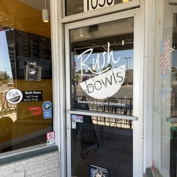 the front door of a restaurant