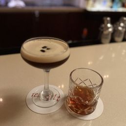 Espresso martini & Macallan 18 Yr Espresso martini & Macallan 18 Yr