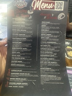 Menu photo 2 Compadres Cantina Ontario, CA