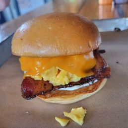 Bacon breakfast sandwich