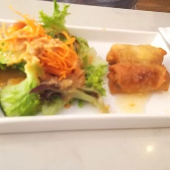 Kin'd - Spring rolls (lunch special). Pretty small and average. - Thai Near Me - Fresh Meadows, New York
