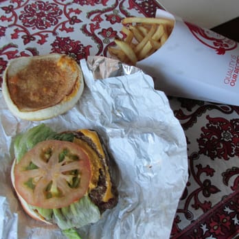 Wendy's - Some kind of cheeseburger thing and regular fries - Fast Food Near Me - Southington, Connecticut