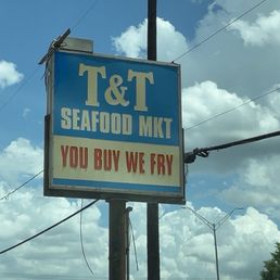 Exterior outside entrance of T & T Seafood - Houston, Texas Exterior outside entrance of T & T Seafood - Houston, Texas