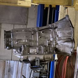 Jerry Seiner Mazda - The transmission out of the vehicle to change the leaking seal.