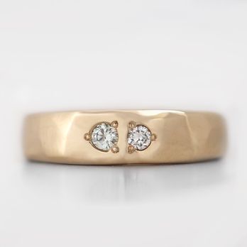 Everling Jewelry - diamond and gold wedding band - Jewelry Near Me - Seattle, Washington