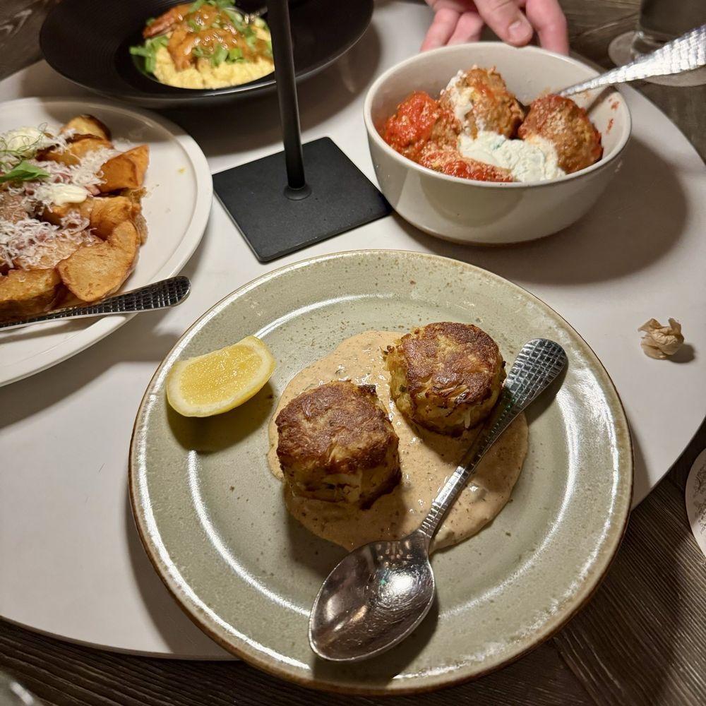 618 - Crab cakes meatballs shrimp in the back - New American Near Me - Freehold Borough, New Jersey 618 - Crab cakes meatballs shrimp in the back - New American Near Me - Freehold Borough, New Jersey