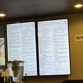 Chatpata by Kanishka - Menu - Indian Near Me - Redmond, Washington