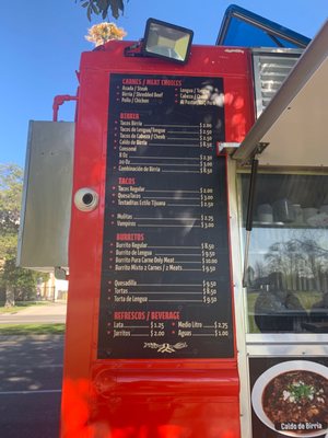 Menu photo 4 Tacos El Tijuanense Los Angeles, CA