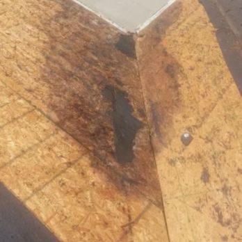 RoofTek & Waterproofing Systems - Area where leak was discovered. - Roofing Near Me - Orange, California