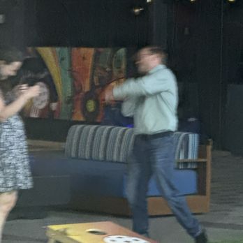 Dink & Dine Pickle Park - Haha playing some buzzed corn hole! The sound system here is pretty kick ass too - Venues & Event Spaces Near Me - Mesa, Arizona