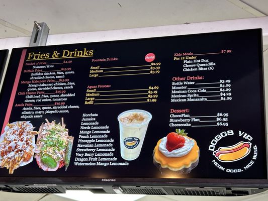 Menu photo 4 Dogos VIP Albuquerque, NM