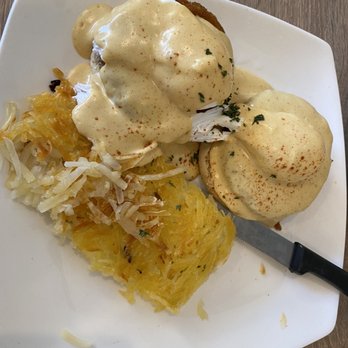 Mikayla's Cafe - Spicy Crab Cake Benedict - American Near Me - Santa Clara, California Mikayla's Cafe - Spicy Crab Cake Benedict - American Near Me - Santa Clara, California