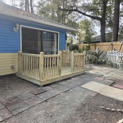 RAB Handyman & Remodeling - Repaired rotted porch and back of house.