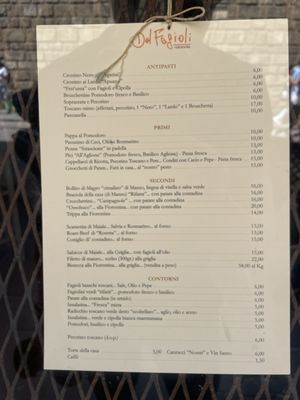 Menu photo 3 Del Fagioli Florence, FI