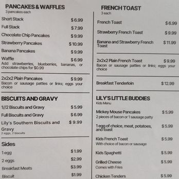 Lilys Diner - Menu - American Near Me - Lafayette, Indiana Lilys Diner - Menu - American Near Me - Lafayette, Indiana