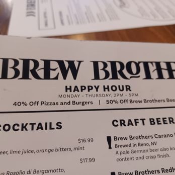 Brew Brothers - Harrah's Lake Tahoe - Half off beer - Brewpubs Near Me - Stateline, Nevada Brew Brothers - Harrah's Lake Tahoe - Half off beer - Brewpubs Near Me - Stateline, Nevada