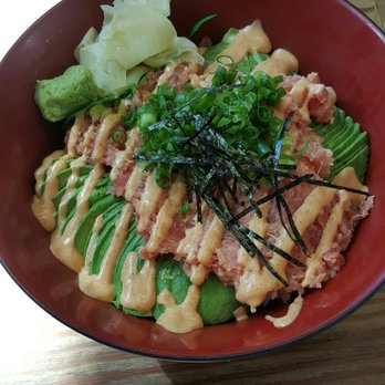 Hawaii Sushi - Avocado spicy ahi bowl - Japanese Near Me - Honolulu, Hawaii