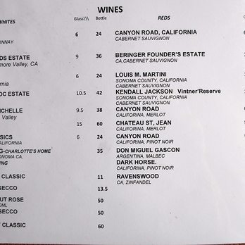 AkaMesa - wine list - Asian Fusion Near Me - Rancho Cordova, California