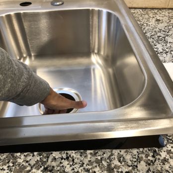 Discount Granite & Cabinets - Sink with no seal, no brackets, nothing. I had to go Home Depot to buy some. Techs didn't say anything literally unboxed and dropped it in? - Kitchen & Bath Near Me - Houston, Texas Discount Granite & Cabinets - Sink with no seal, no brackets, nothing. I had to go Home Depot to buy some. Techs didn't say anything literally unboxed and dropped it in? - Kitchen & Bath Near Me - Houston, Texas