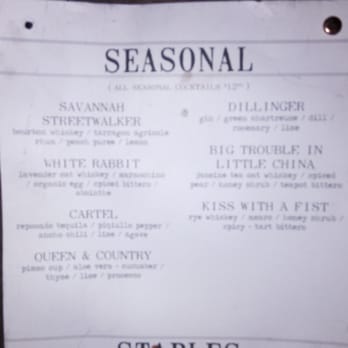 Sweetwater - Drink menu - Gastropubs Near Me - Boynton Beach, Florida