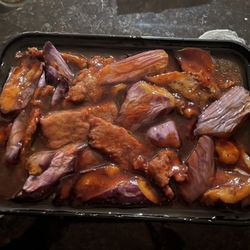 Beef and Eggplant in Garlic Sauce (11.23.23)