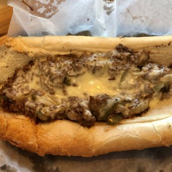 Jack Beagle’s - Mt. Holly - PHILLY CHEESESTEAK Fresh Chopped Ribeye grilled with Caramelized Onions and Peppers with White American - Burgers Near Me - Mt Holly, North Carolina Jack Beagle’s - Mt. Holly - PHILLY CHEESESTEAK Fresh Chopped Ribeye grilled with Caramelized Onions and Peppers with White American - Burgers Near Me - Mt Holly, North Carolina