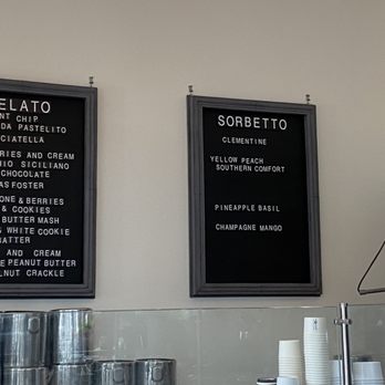 Dolcezza - gelato and sorbetto flavors - Gelato Near Me - Fairfax, Virginia