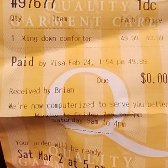 Town Square Cleaners - Here is price to get my white feather down comforter ruined by Town Square. At least bring it back to me fluffy - Laundry Services Near Me - Murrieta, California Town Square Cleaners - Here is price to get my white feather down comforter ruined by Town Square. At least bring it back to me fluffy - Laundry Services Near Me - Murrieta, California