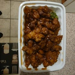 Asian Garden - Look at the 1 piece in the middle which appears to be cooked just fine!