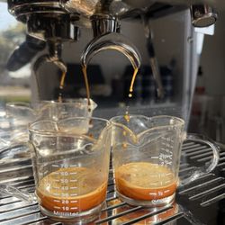 Aspen Grove Coffee House - First pull of the morning!