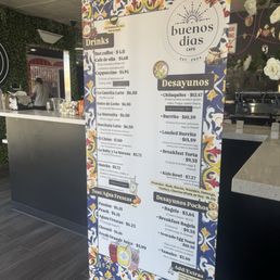 Menu is cute