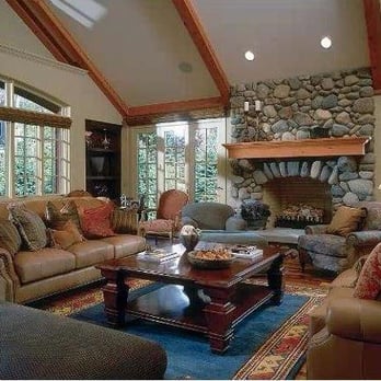 Erotas Custom Building - living room with stone fireplace - General Contractors Near Me - Excelsior, Minnesota Erotas Custom Building - living room with stone fireplace - General Contractors Near Me - Excelsior, Minnesota