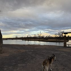 Isleta Resort & Casino - Lake at campground