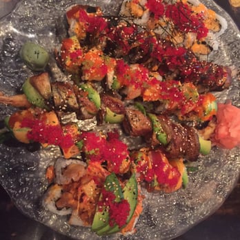 Sweet Ginger - Crunchy spicy lobster, Angry dragon roll, Mexican roll, ninja roll , crazy, seafood dynamite - Asian Fusion Near Me - Vienna, Virginia Sweet Ginger - Crunchy spicy lobster, Angry dragon roll, Mexican roll, ninja roll , crazy, seafood dynamite - Asian Fusion Near Me - Vienna, Virginia