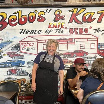 Bebo's Cafe - The Boss herself!  Miss Kathy! - Diners Near Me - Pilot Point, Texas
