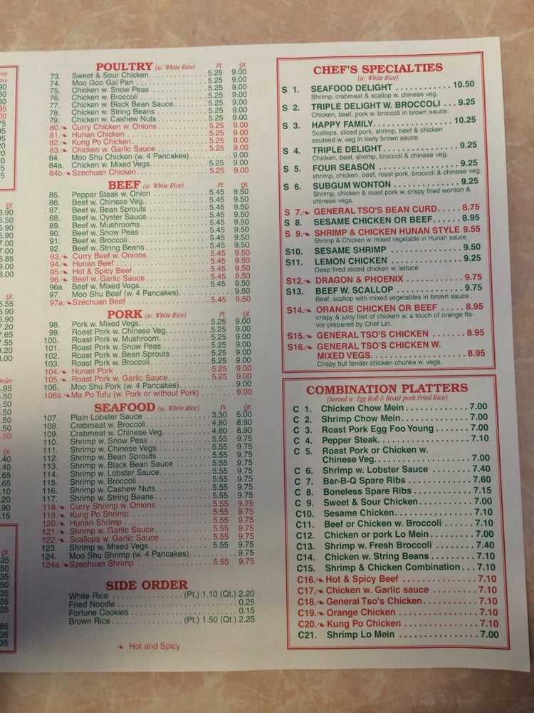 NEW KING YEE KITCHEN Updated October 2024 424 Uniondale Ave