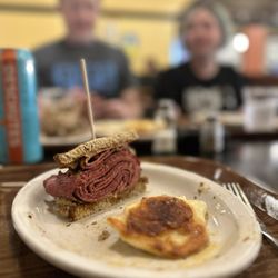 Kramarczuk's Sausage - Pastrami and pierogi. So good!