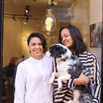 The Flying Row - our awesome couple clients Tiffany and Isabelle (Short cut by Andy) (Long cut by Yuichi) - Hair Salons Near Me - New York, New York The Flying Row - our awesome couple clients Tiffany and Isabelle (Short cut by Andy) (Long cut by Yuichi) - Hair Salons Near Me - New York, New York