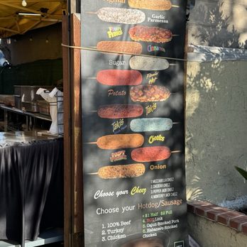 PeteMan’s Cheez Dogz - The main menu. - Food Stands Near Me - Canoga Park, California