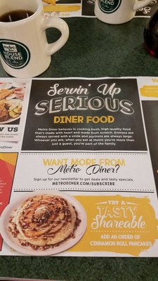 Menu photo 7 Metro Diner Mechanicsburg, PA Menu photo 7 Metro Diner Mechanicsburg, PA