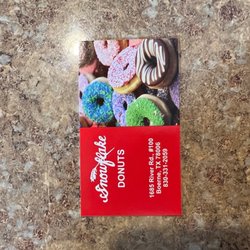 Snowflake Donuts - Business card