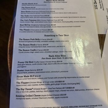 232 Bar - Menu - Cocktail Bars Near Me - Tampa, Florida 232 Bar - Menu - Cocktail Bars Near Me - Tampa, Florida